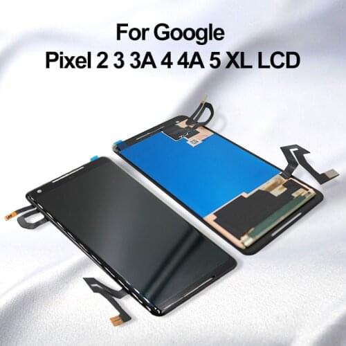 AMOLED For Google Pixel 2 3 3A 4 4A 5 XL LCD Display Touch Screen Digitizer Assembly Replacement For Pixel XL 2XL 3XL 4XL 4A5G