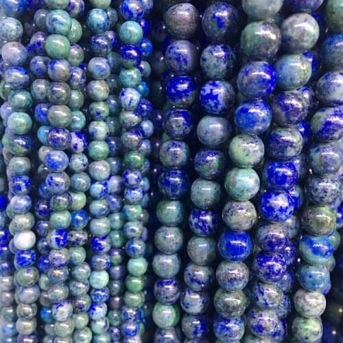 4-10MM 2Strands/pack Natural Stone Phoenix Lapis Lazuli Bead Strands Semi-precious Stone Jewelry Beads