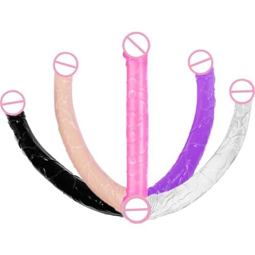 44cm Long Double Dildo For Women Strapon Realistic Dildo Female Masturbator Sex Toys For Women Lesbian Penis Masturbation Toys