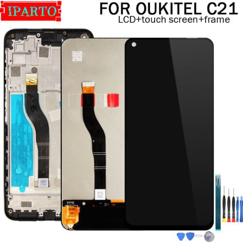 6.4 inch OUKITEL C21 LCD Display+Touch Screen Digitizer Assembly 100% Original New LCD+Touch Digitizer for OUKITEL C21