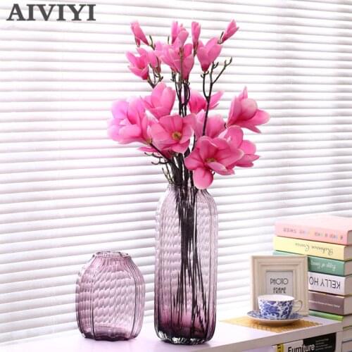 78cm 4 heads/bouquet High Quality artificial flores Magnolia silk home wedding party garden decoration fake florals simulation