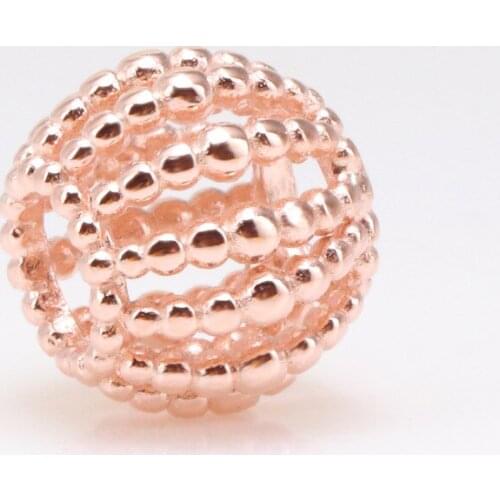 Authentic 925 Sterling Silver Bead New Hollow Gold Beads Creative Beads Fit Original Pandora Bracelet For Women Diy Jewelry