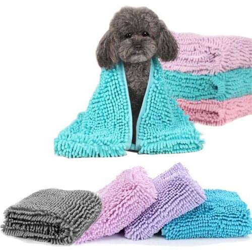 S M L Cat Dog Bathrobe Fiber Pet Bath Towel Microfiber Super Absorbent Drying Dog Towel Winter Blanket for Small Large Dogs