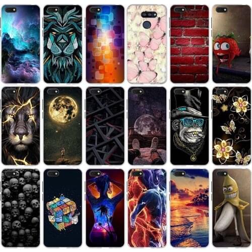 Case For Huawei Honor 7A Case 5.45" inch Soft Silicon Phone Bag Case Huawei Honor 7A 7 A DUA-L22 Russian Back Cover Coque bumper