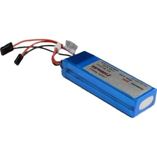 Black Futata connector 6.6V 2100mah lithium battery pack LiFepo4 battery pack 20C 2S power battery for drones air model battery