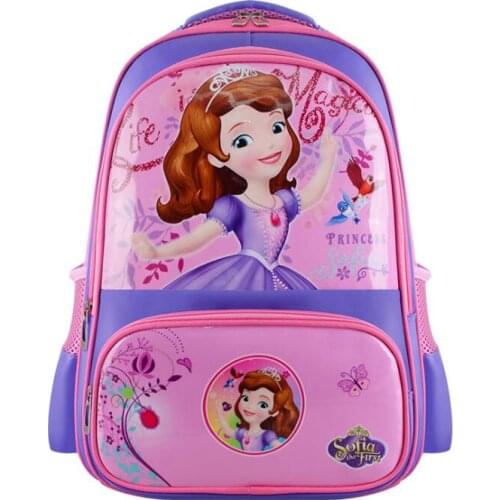 Disney Girl Sofia Schoolbag Children Kindergarten Princess School bag Waterproof Teenager Schoolbags Student Backpack