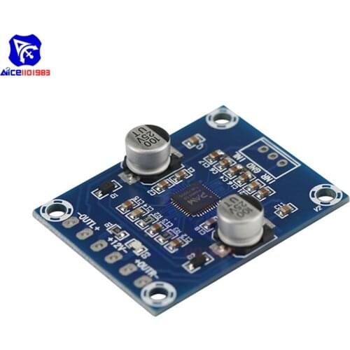 Diymore PAM8610 2 Channel 2 * 20W Digital 2.0 Amplifier Power Module Audio Stereo Amplifier Board XH-M200 DC 12V