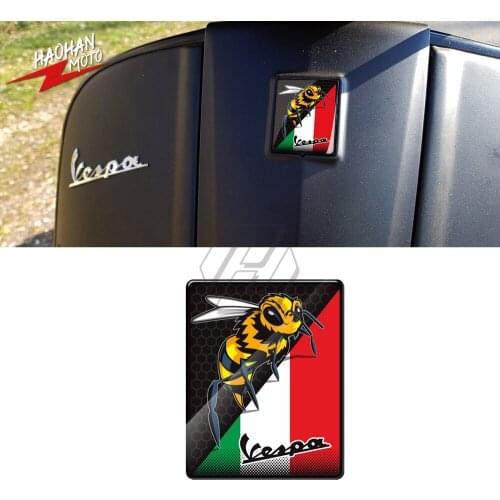 For PIAGGIO VESPA Emblem Logo GTS GTV LT LX LXV 50 125 150 300 300ie 3D Motorcycle Sticker