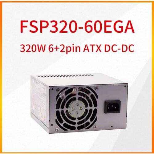 Brand New FSP320-60EGA 320W 6+2pin ATX DC-DC 80PLUS Mute Power Supply FSP320 60EGA