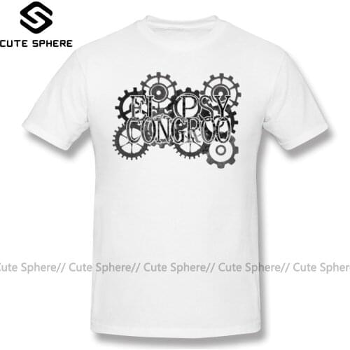 Steins Gate T Shirt El Psy Congroo T-Shirt Beach Male Tee Shirt Plus size 100 Cotton Printed Cute Short Sleeve Tshirt