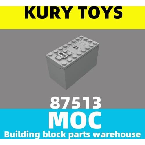 Kury Toys DIY MOC For 87513 Building block parts For Electric 9V Battery Box Power Functions For Electric
