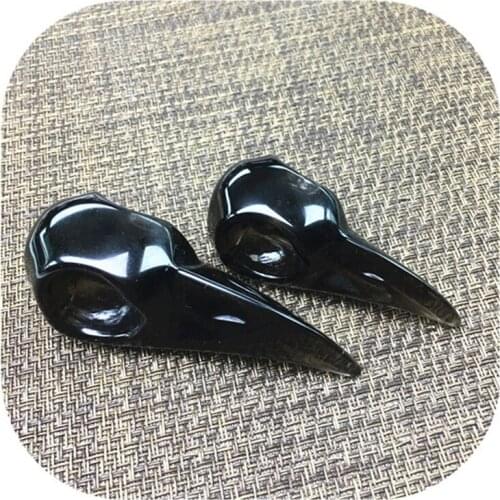 Ice Obsidian Carved Beak Natural Stone Quartz Minerales Healing Gemstones Home Decor