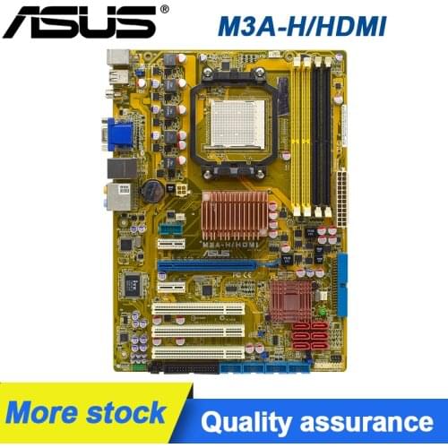 For ASUS M3A-H/HDMI Desktop MotherboardSocket AM2+ DDR2 AMD 780G HDMI ATX AMD Original Used Motherboard