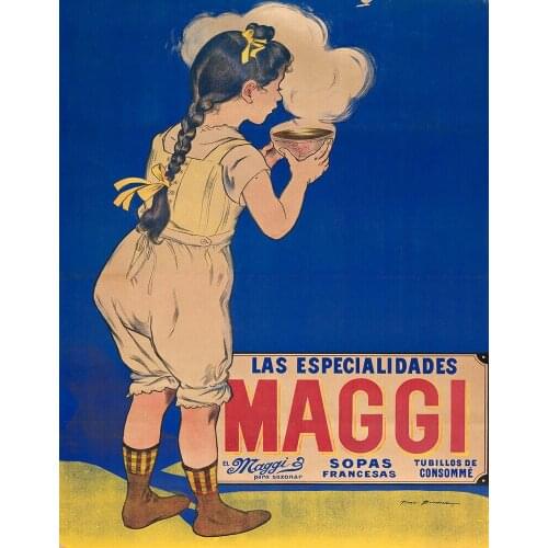 Maggi Especialidades METAL TIN SIGN POSTER WALL PLAQUE