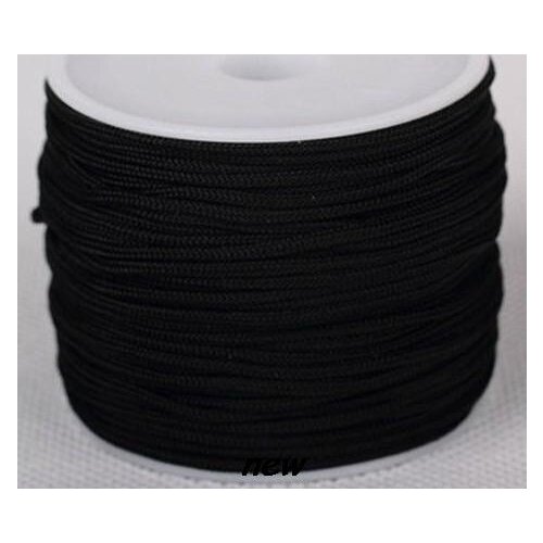 Best new arrival black white mixed 1.5mm nylon 160M/175yards/lot Chinese knot tread cord String Nylon Rope crystal
