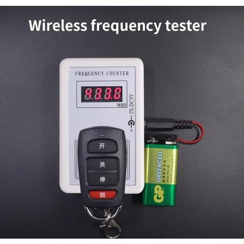 Kebidu 250-450MHZ Handheld Frequency Meter Wireless Frequency Tester Number Display Frequency Tester For Various Remote Control