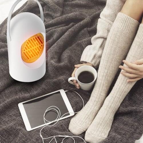 Portable Heater Fan Mini Home Office Heater Small Fast Heating Thermostat Student Desktop Heater Electric Space Heater