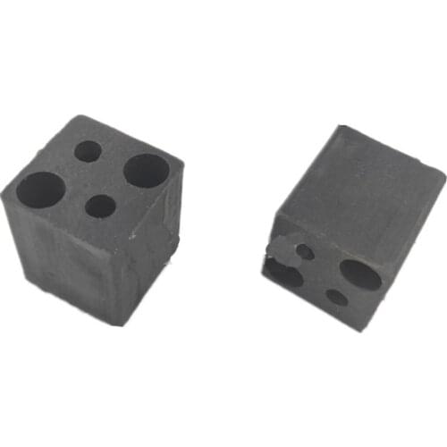20x20 Square Tube Corner Code Connection Plastic Black Straight-through Pipe Connector