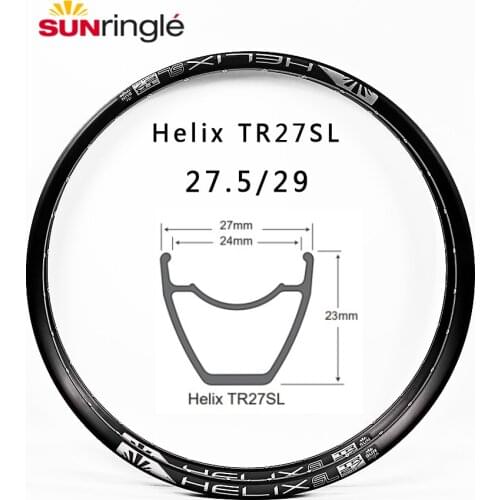 Sunringle sun rim helix TR27SL 27.5 29er inch mountain Tubeless am fr hoops
