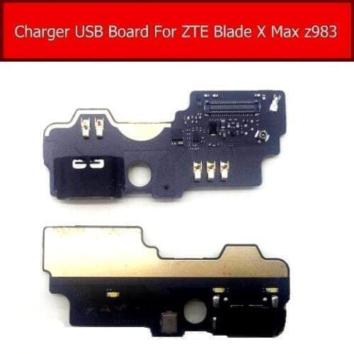 Microphone & usb Charging port Board For ZTE Blade X MAX Z983 USB Charger connector Dock Module Replacement repair Parts