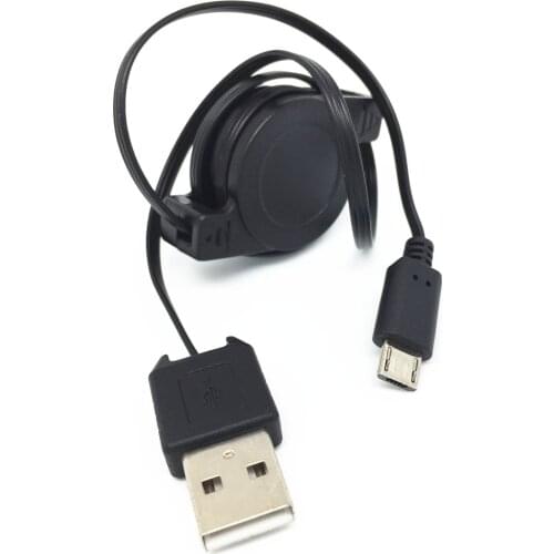 Retractable Micro USB Data Sync Charger Cable for Htc C620D T329D A620E 8S X920E Butterfly C715E Evo Design 4G Touch Hd2 Leo