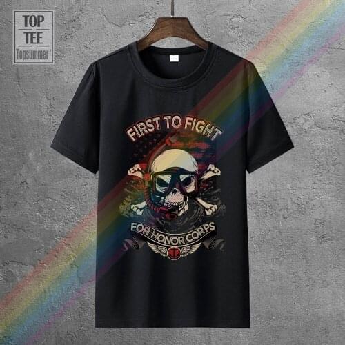 Funny Tops Tee Casual 2018 New Make T Shirts First To Fighht Us Navy Seal T Shirt Special Forces Us Marineman Casual Tee Shirt