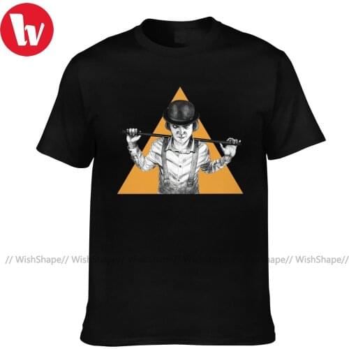 Clockwork Orange T Shirt Mens Awesome 100 Cotton Graphic Tee Shirt Short-Sleeve Classic T-Shirt Big
