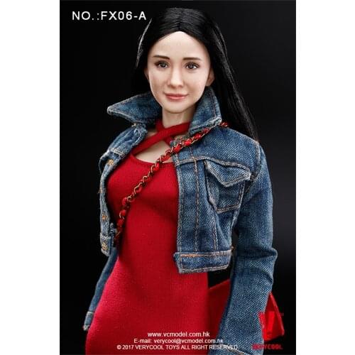 VERYCOOL 1/6th Asian Actress Version 3.0 Female Body Figures With Head Sculpture Full Set For Soldier Accessories