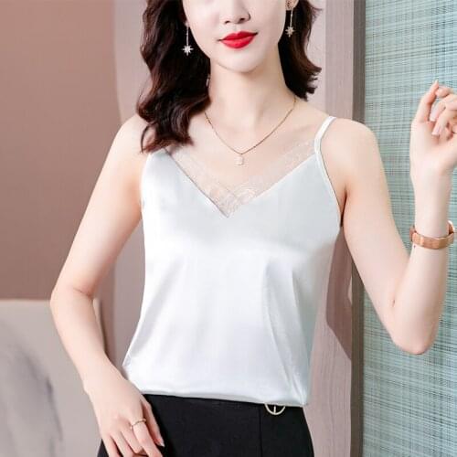 Tops Women 2021 Tank Tops Sexy Crop Vest Solid Womens Tube Top Female Off Shoulder White Lace Clothing Sleeveless OL Women Tops