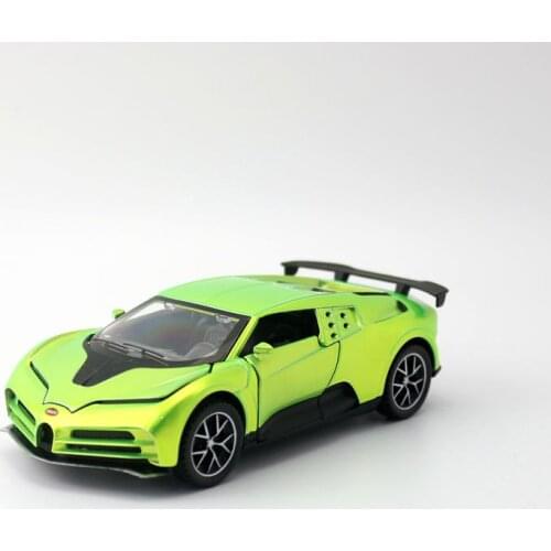 1:32 Alloy Sport Toy Model Diecast Metal Racing Car Sound And Light Pull Back Vehicle