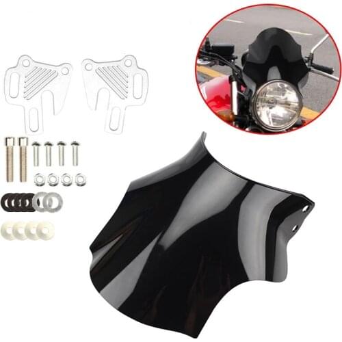 1PCS Black Motorcycle Wind Deflector for Honda Hornet CB400 CB250 CB750 CB600 CB919 CB900 CB 400 600 250 750 900 919 Windshield