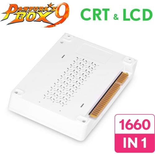 1660 Games Arcade PCB Jamma Board Catridge Pandoras Box 9 Video Game Machine HDMI VGA Custom Button with 10 3D Games