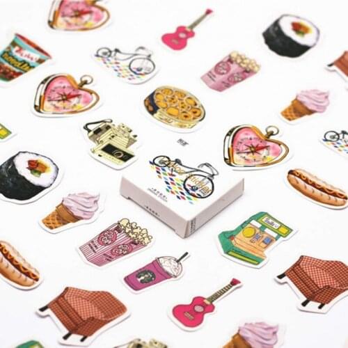 40 Pcs Pack Life Little Thing Toy Stickers for Car Styling Bike Motorcycle Phone Laptop Travel Luggage Cool Funny Sticker Decals