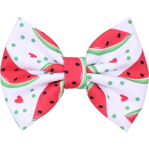 5inch Grosgrain Ribbon Hair Bows Girl Headband Hairpin Accessories printed fabric bowknot DIY headwear 20pcs/lot