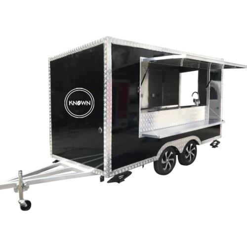 Car Towable Fast Cart Best Quality Car Food Tray With CE Mobile Tow Street Ice Cream Vending Food Carts For Sale