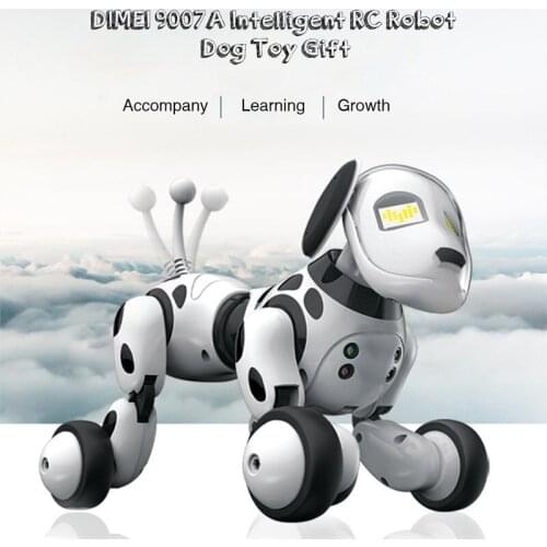 DIMEI 9007A 2.4G Wireless Remote Control Smart Robot Dog Kids Toy Intelligent Talking Robot Dog Toy Electronic Pet Birthday Gift