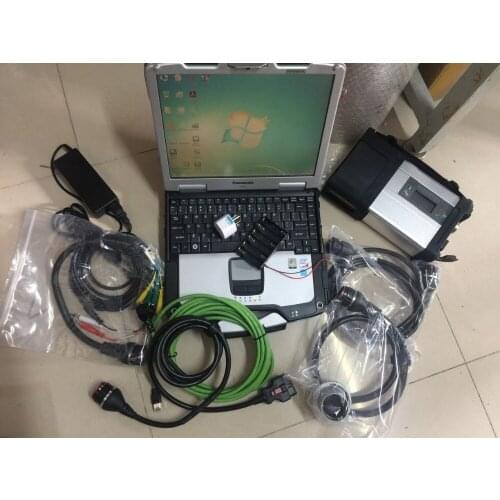 MB Star C5 SD Connect C5 diagnostic tool with software version 2020/12v 480gb SSD in Laptop cf30