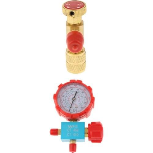 Fluoridation Valve Single Gauge+Freezing Medium Liquid Loading Safety Valve