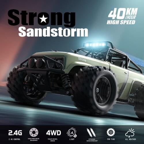 JTY Toys RC Truck 40km/h High Speed 4WD Remote Control Off-Road Trucks Bigfoot Crawler Rock Climbing Car For Children Adults