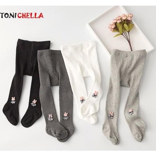 Baby Girls Tights Cotton Spring Autumn Soft Toddler Infant Stockings Fashion Solid Color Breathable Children Pantyhose CL5257
