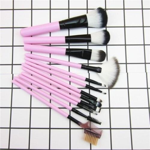 12Pcs Set For Eye Shadow Powder Foundation Lip Professional Make-up Tools Cosmetic Beauty Make Up Brush