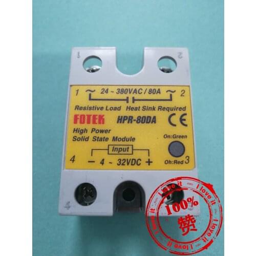New original imported HPR-80DA single-phase high power solid-state relay hpr-80