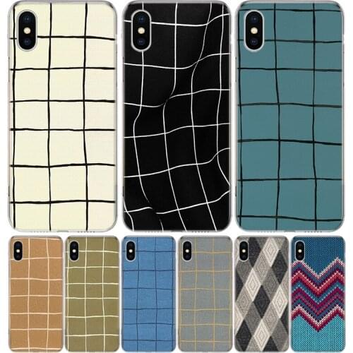 Hot Cloth Pattern Cover Phone Case For Iphone 11 12 Mini Pro 7 6 X 8 6S Plus XS MAX + XR 5S SE 10 9 Art TPU Coque Capa Shell