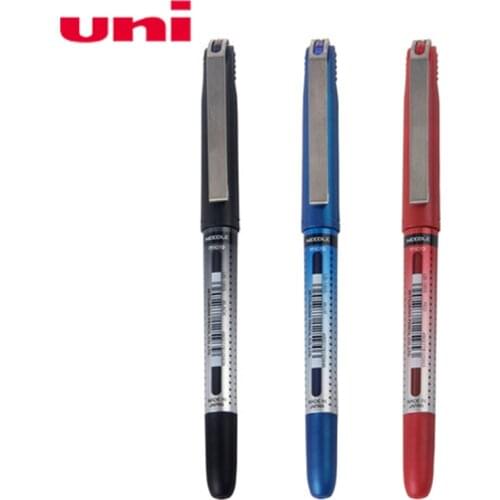 12PCS UNI Gel Pen UB-185S Straight Liquid Rollerball Pen Sign Pen Business Office Student Stationery Large Capacity 0.5MM
