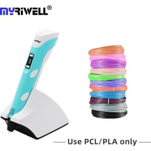 Myriwell Wireless Charging 3D Pen Original RP-200B LED Screen 3D Printing Pen Creative Toy Gift For Kids Design Drawing