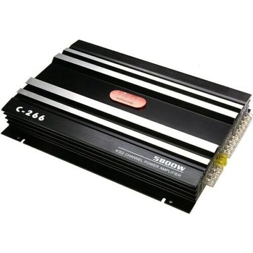 5800W 4 Channel Car Amplifier Stereo Audio Super Bass Subwoofer Power Amp 12V DC Car Amplifier Speaker Auto Accessories