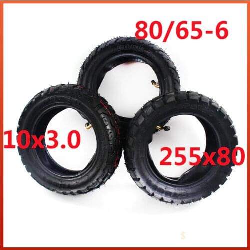 255x80 80 / 65-6electric scooter off road tire 10x3.0 inner and outer tires, suitable for speed grace 10 zero 10x KuGoo M4