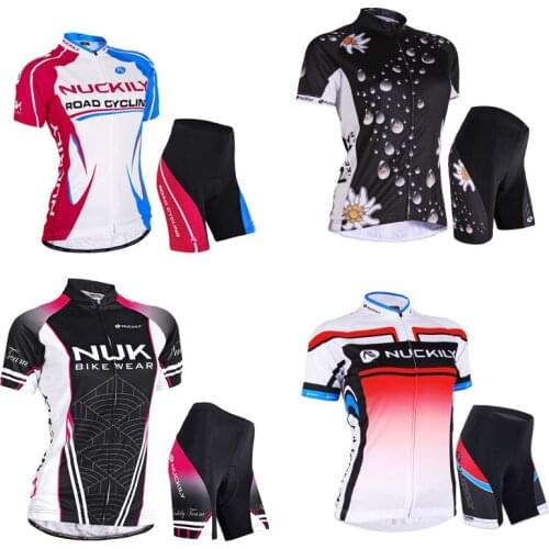 Women Summer Lycra Cycling Jersey Set BIB Shorts 2021 Road Bike Clothing MTB Suit Female Bicycle Clothes Uniform Kit Dress Shirt