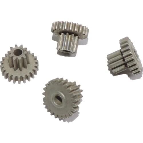 0.4M 10T 22T gear motor Duplex gear Motor Shaft gear 0.4M 22T + 0.4M 10T 2MM hole diameter