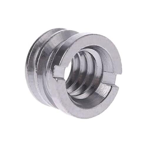1Pc 1/4\" To 3/8\" Camera Screw Nut Connecting Adapter Tripod Converter Supports L4MB